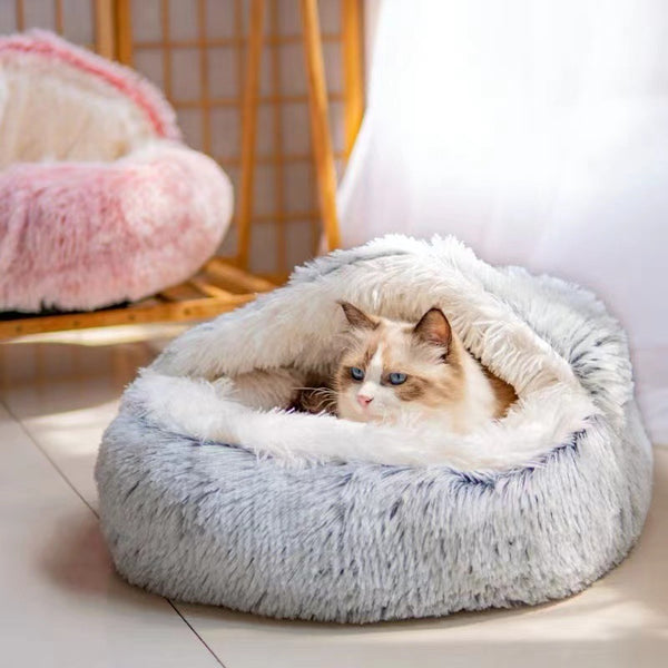 COZY COCOON PLUSH PET BED