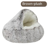 COZY COCOON PLUSH PET BED