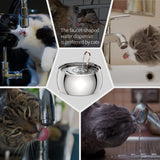 Stainless Steel Pet Water Fountain